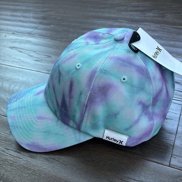 Hurley Pastel Tie dye,snap back hat, cap,sun protection, sporty, OSFM - Picture 2 of 7